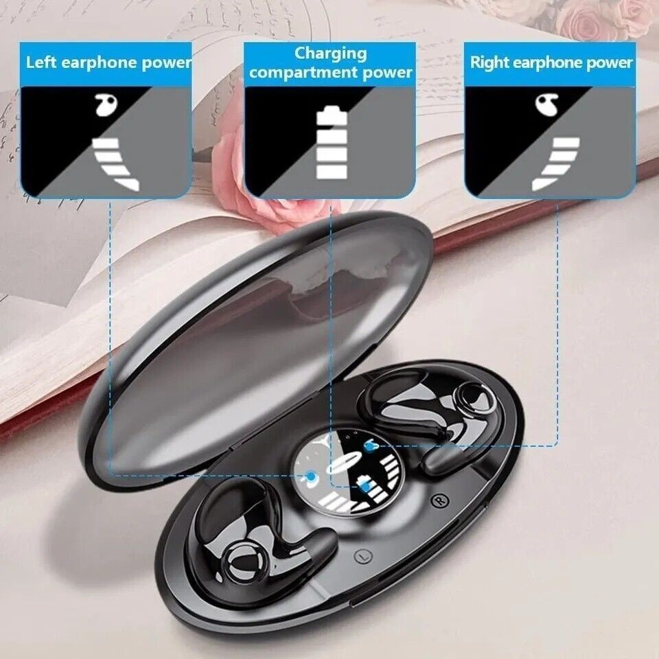 Wireless Sleep Earbuds, Comfortable Invisible Mini Sleeping Headphones, Running