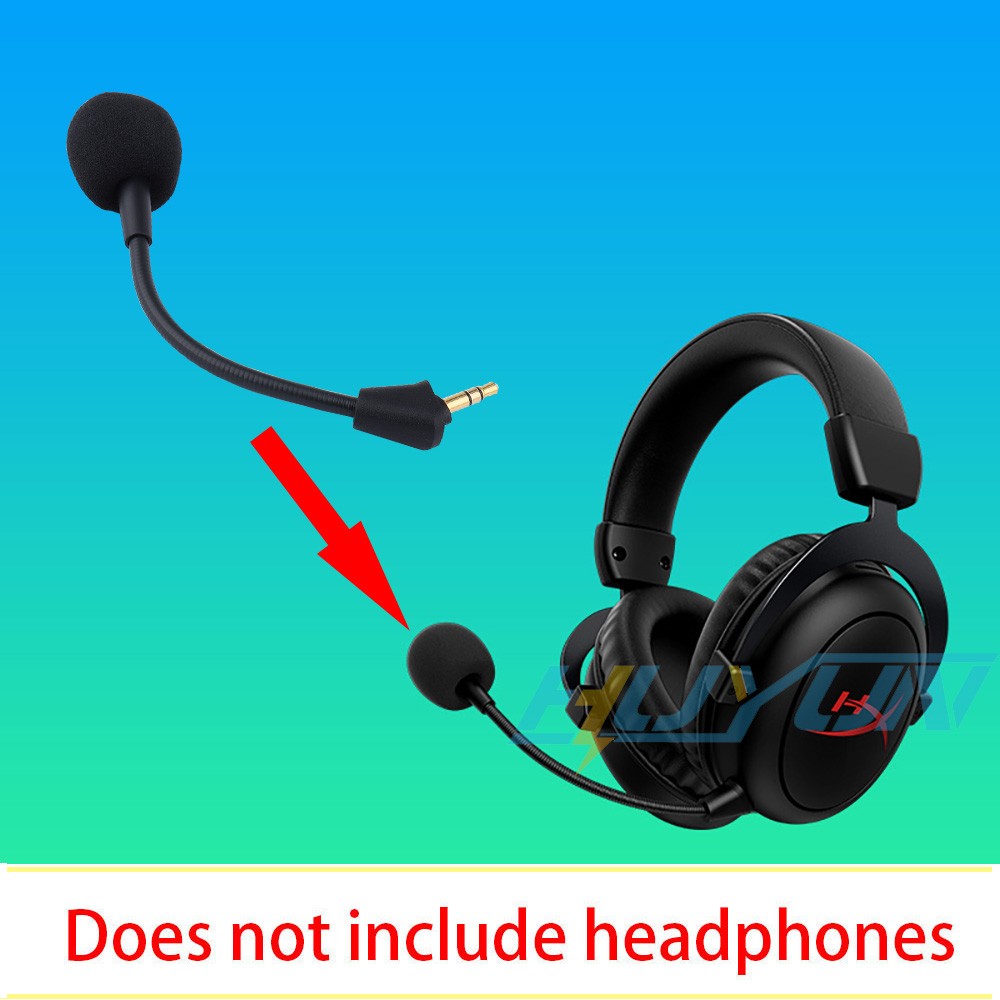 Replacement Mic for HyperX Cloud 2 II Core Wireless Xbox PS4 PC Gaming Headset