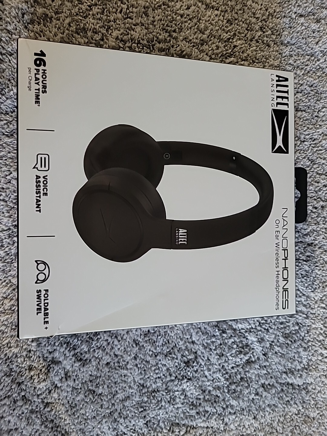 Altec Lancing Nanophones Ear Wireless Headphones 16 Hours