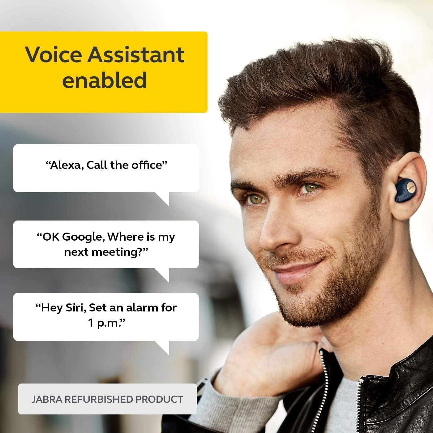 Jabra Elite Active 65t Alexa Enabled True Wireless Sports Earbuds with Charging