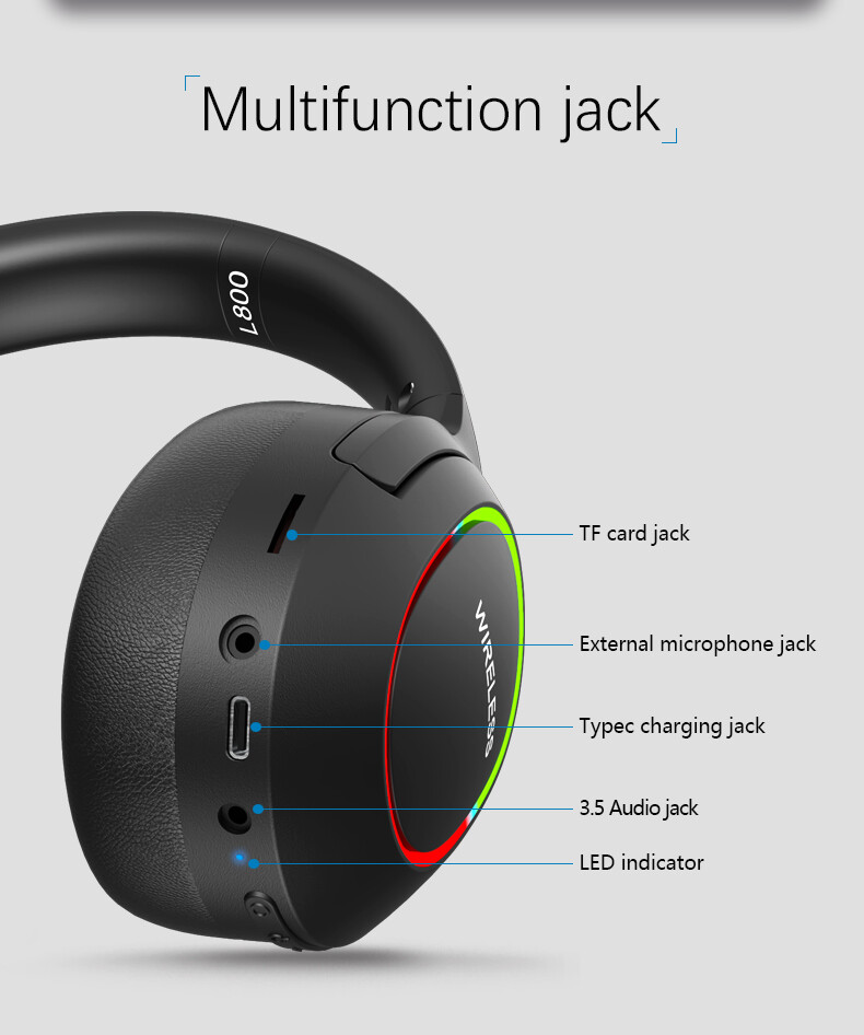 Wireless Bluetooth Over Ear Headphones Stereo For Galaxy S20 Plus Ultra S20 FE