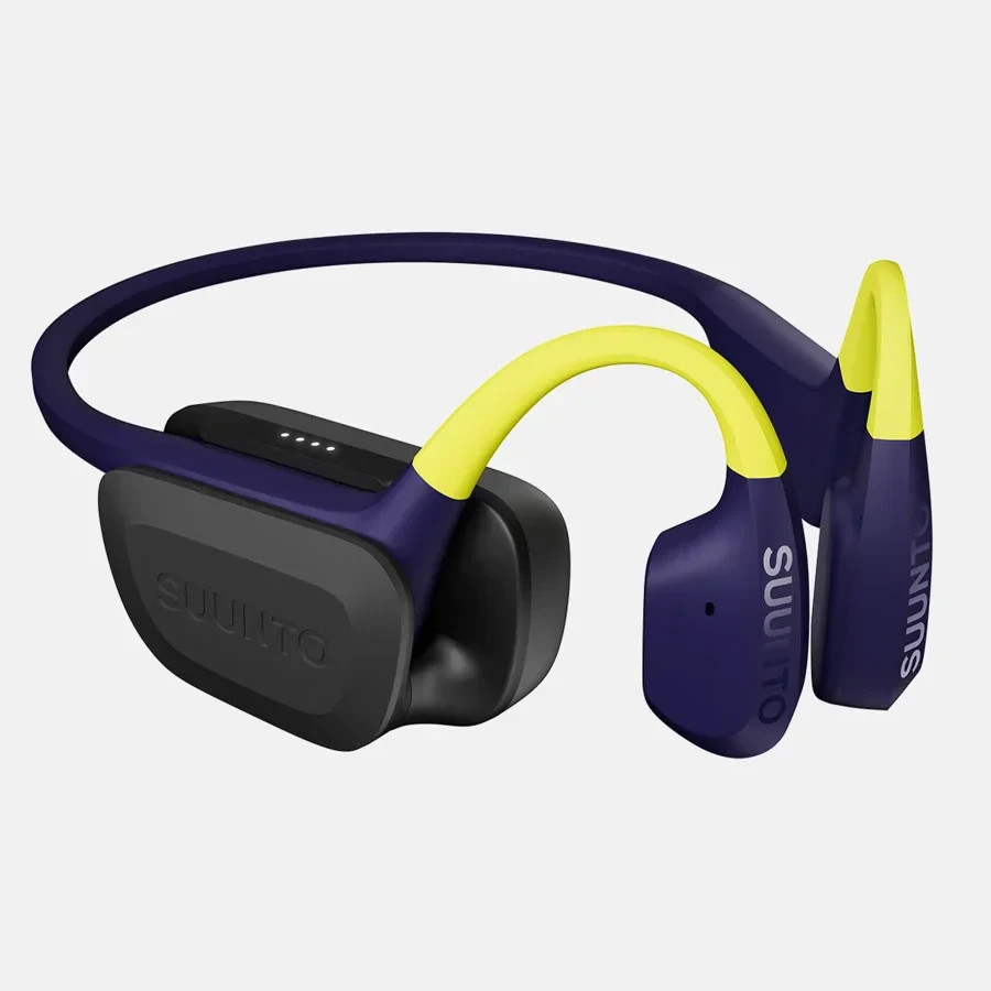 Suunto Aqua SS051108000 Open Ear Bone Conduction Waterproof Headphone Lime Blue