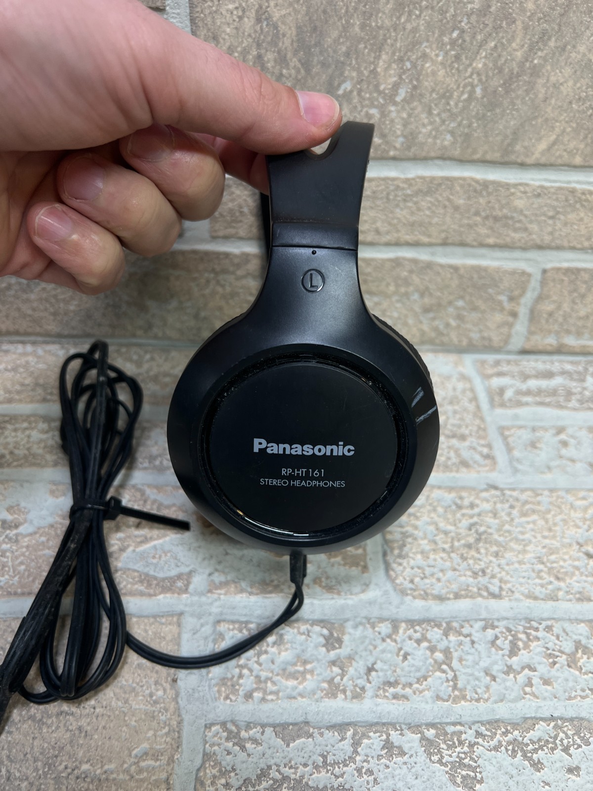 Panasonic Stereo Headphones RP-HT161 3.5mm Jack Wired Over The Head