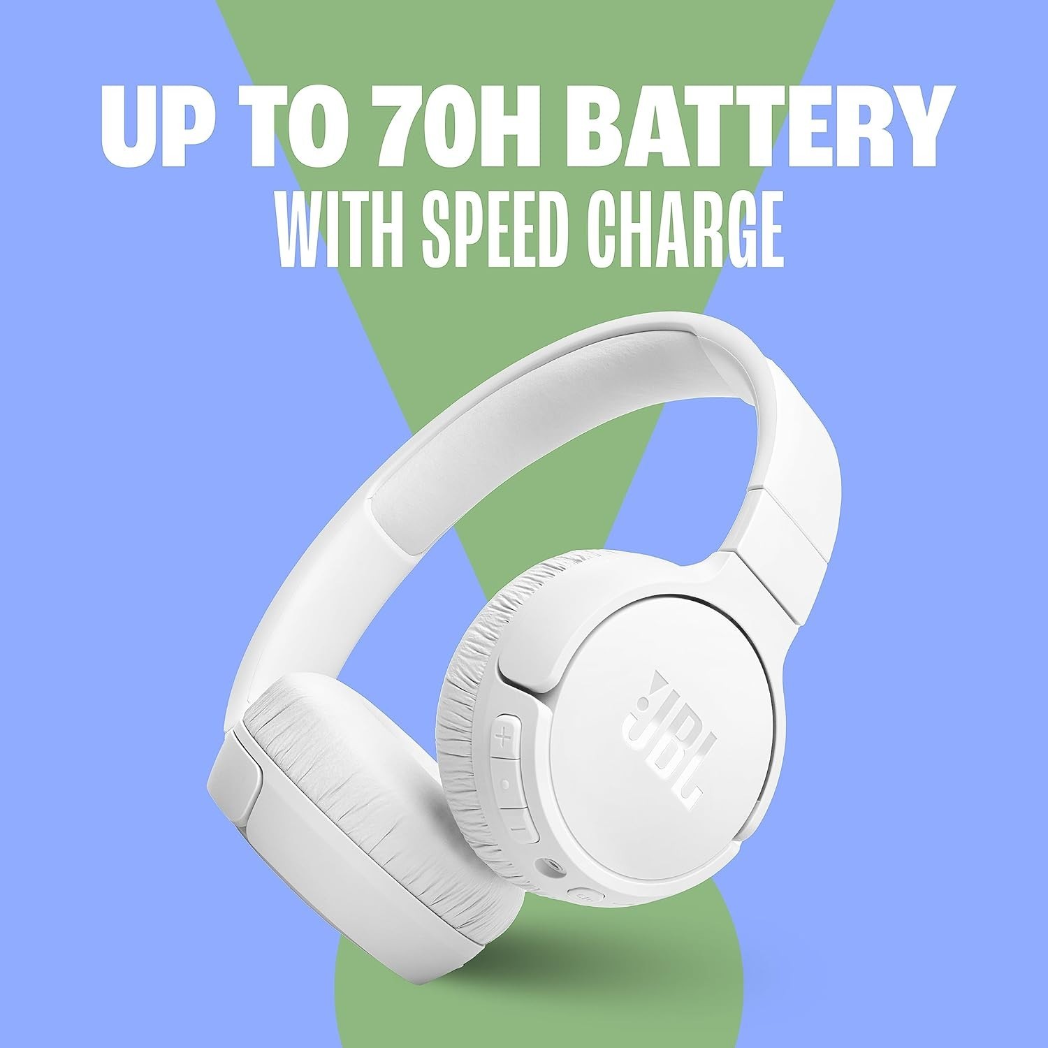 JBL TUNE 670NC Adaptive Noise Cancelling Wireless On-Ear Headphones 70HR Battery