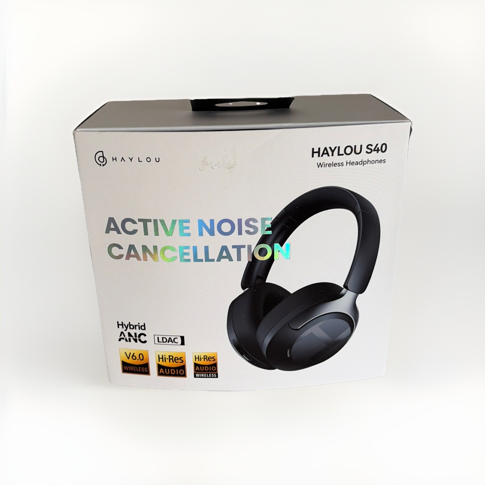 HAYLOU S40 ANC Wireless Headphones 50dB ANC LDAC BT 6.0 Hi-Res Audio 90H