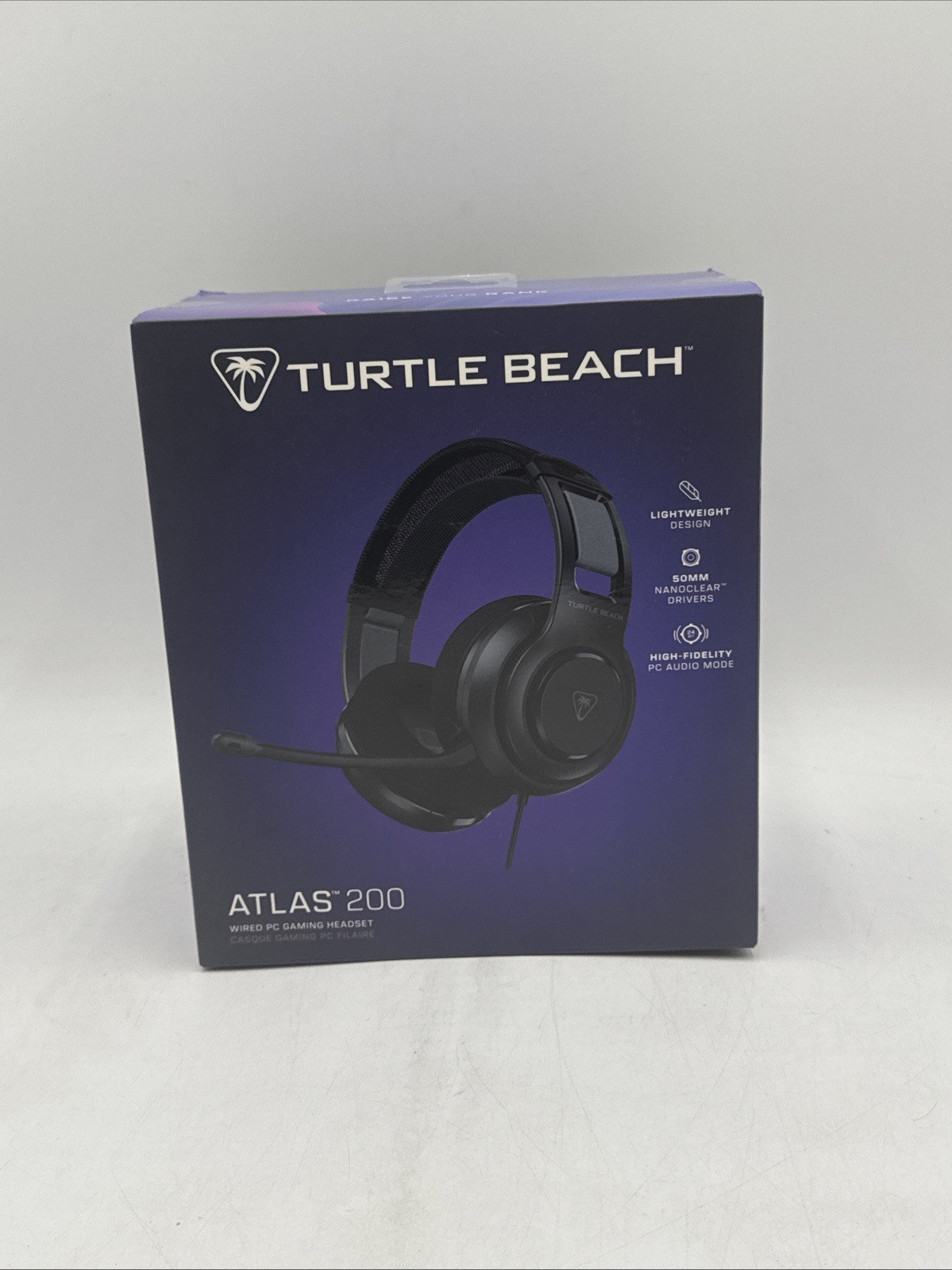 TURTLE BEACH Atlas 200 Wired PC Console and Mobile Gaming Headset – Black
