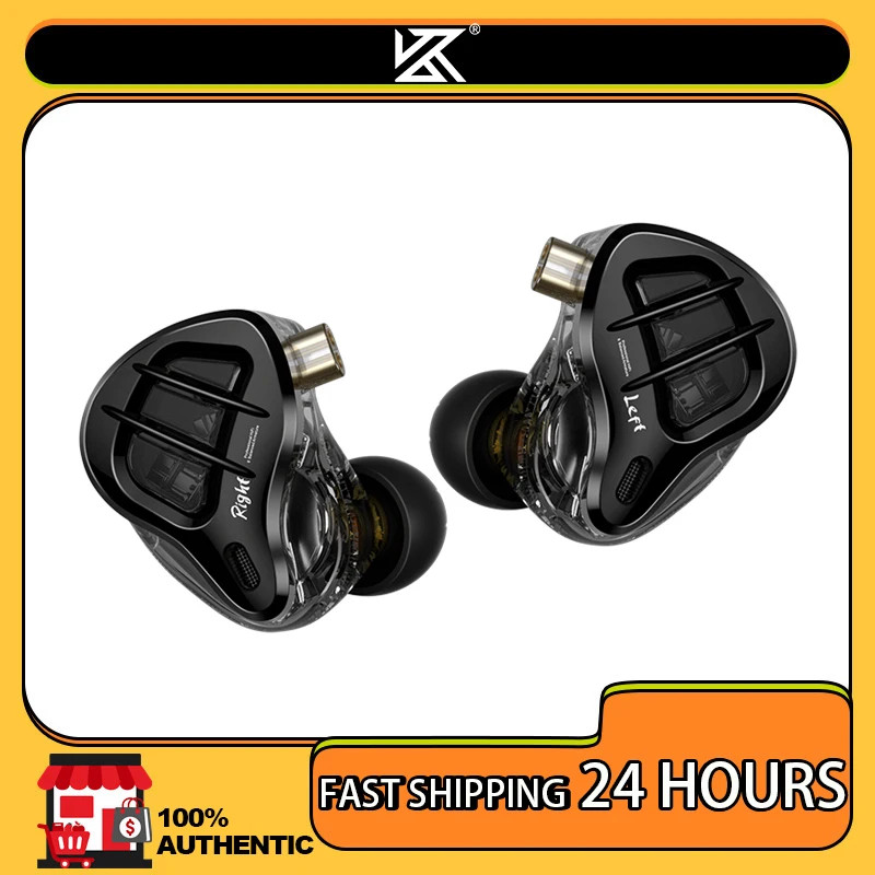 KZ ZAR Hybrid Driver In-ear Monitor 1DD + 7BA Wired Headphones
