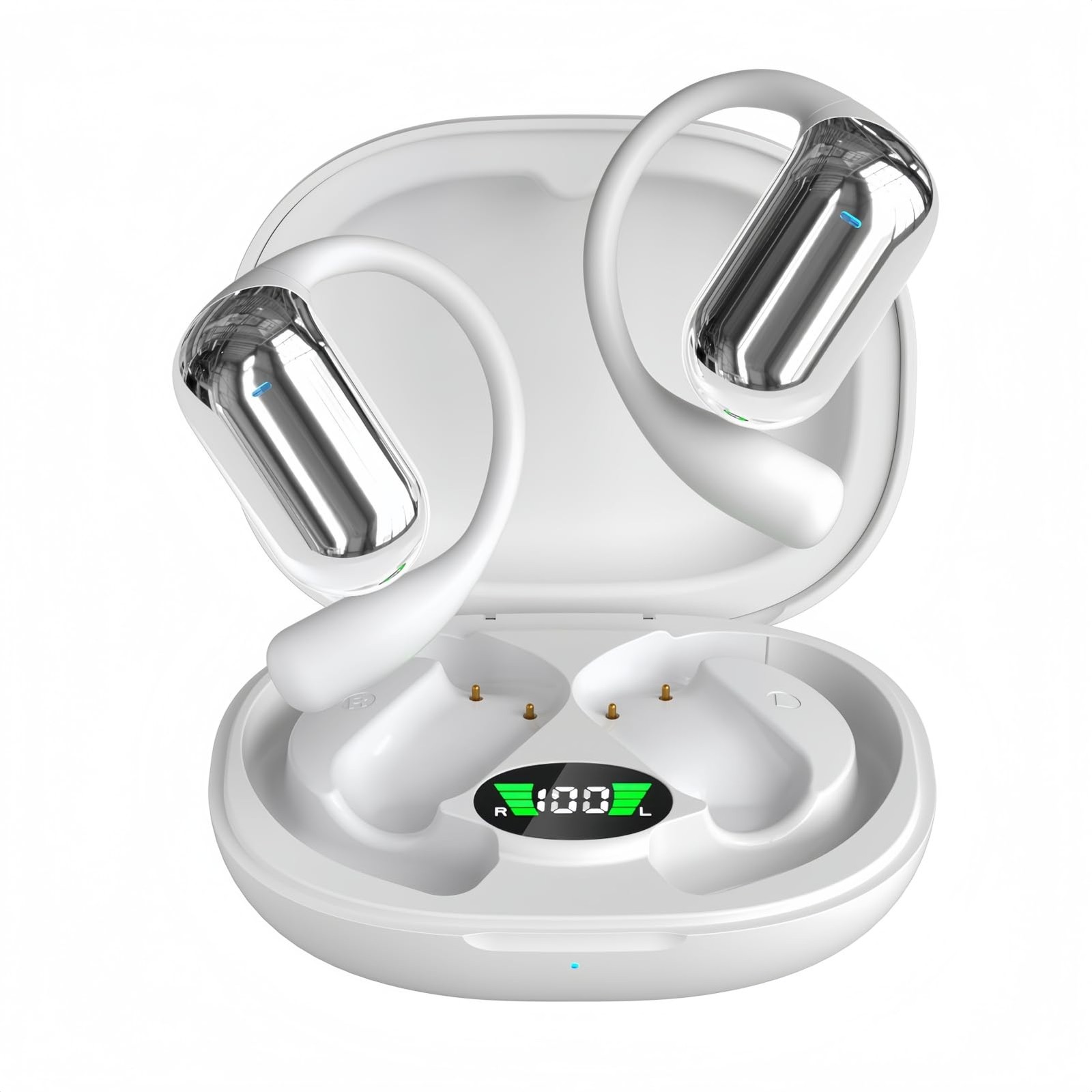 Open Ear Headphone Bluetooth 5.4 Wireless Earphone Air Conduction Earbuds wit…