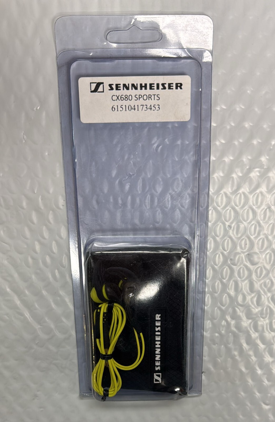 Sennheiser CX68 In-Ear Wireless Headphones – Black/Yellow