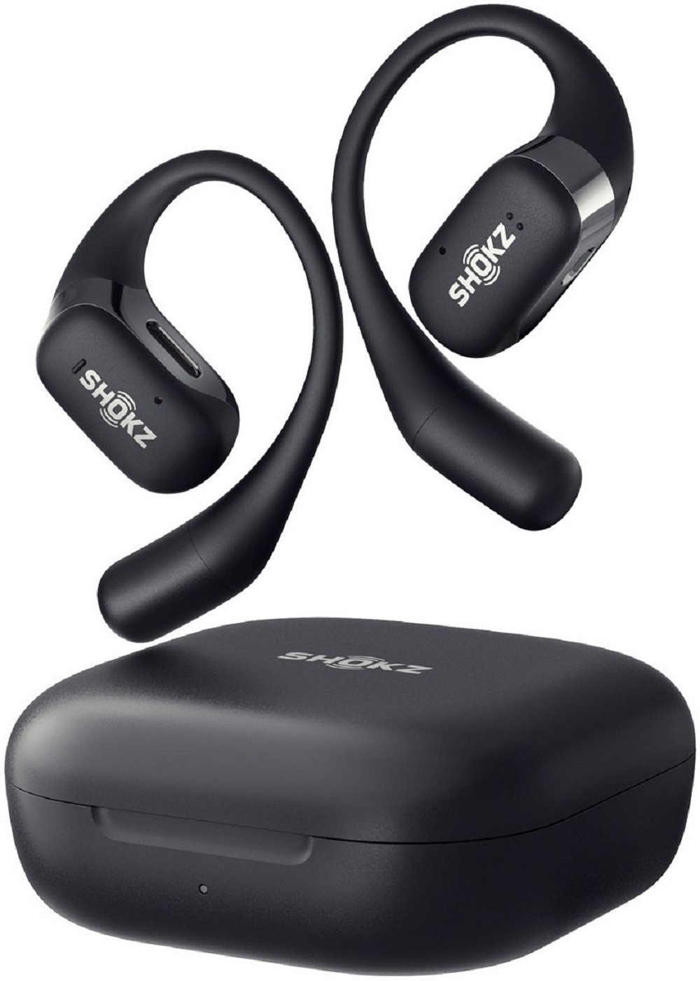 Shokz T910-ST-BK-US OpenFit Open-Ear True Wireless Earbuds – Black, Open Box