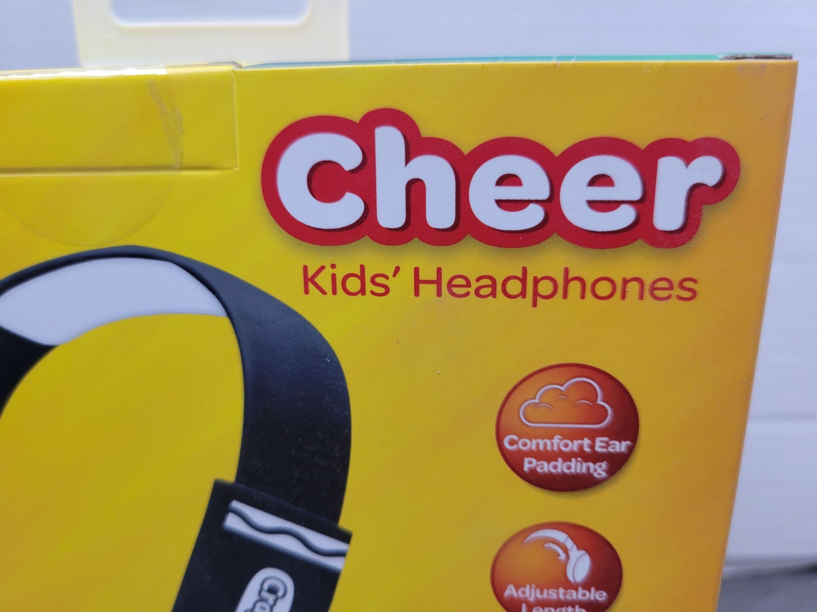 Crayola Cheer Kids’ Wired Headphones (Black/White) (Brand New • Factory Sealed)