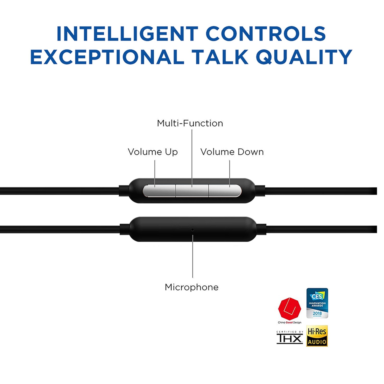 1MORE Triple Driver E1001 in-Ear Earphones Hi-Res Silver for Smartphone PC