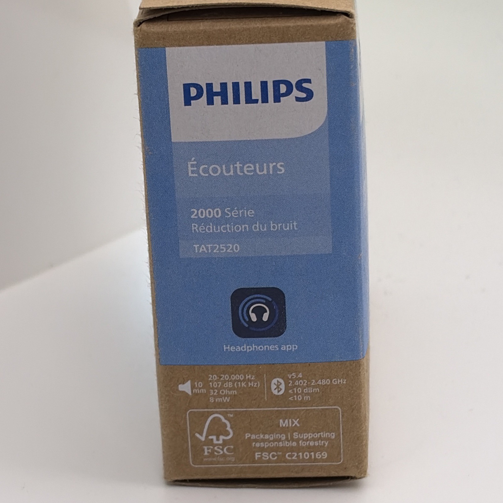 Philips T2520 True Wireless Earbuds, Bluetooth 5.4, Active Noise Cancelling