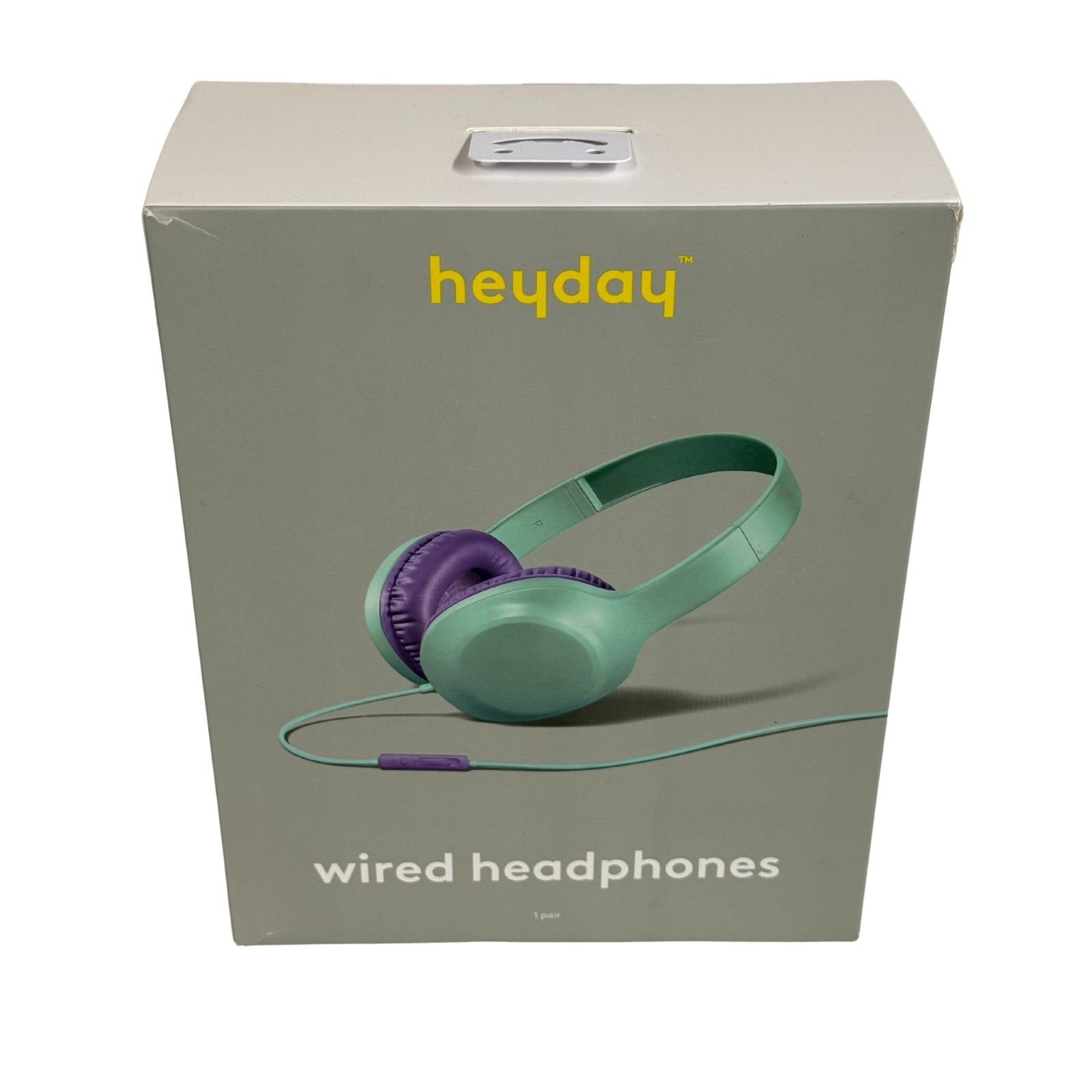 Heyday Wired On-Ear Headphones – Multiple Colors – Tangle-Free Cable – NEW