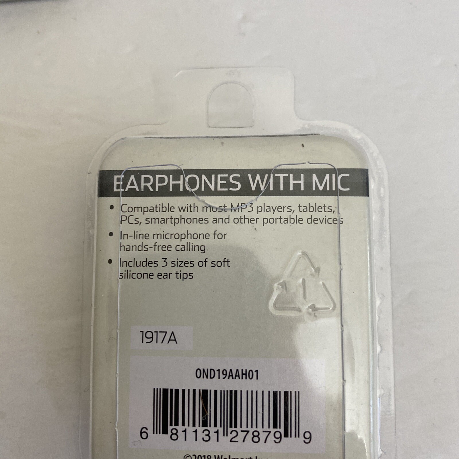 New Black Earphones with Mic Earbuds MIC 3 Soft Slicon Ear Tips Headphones wired