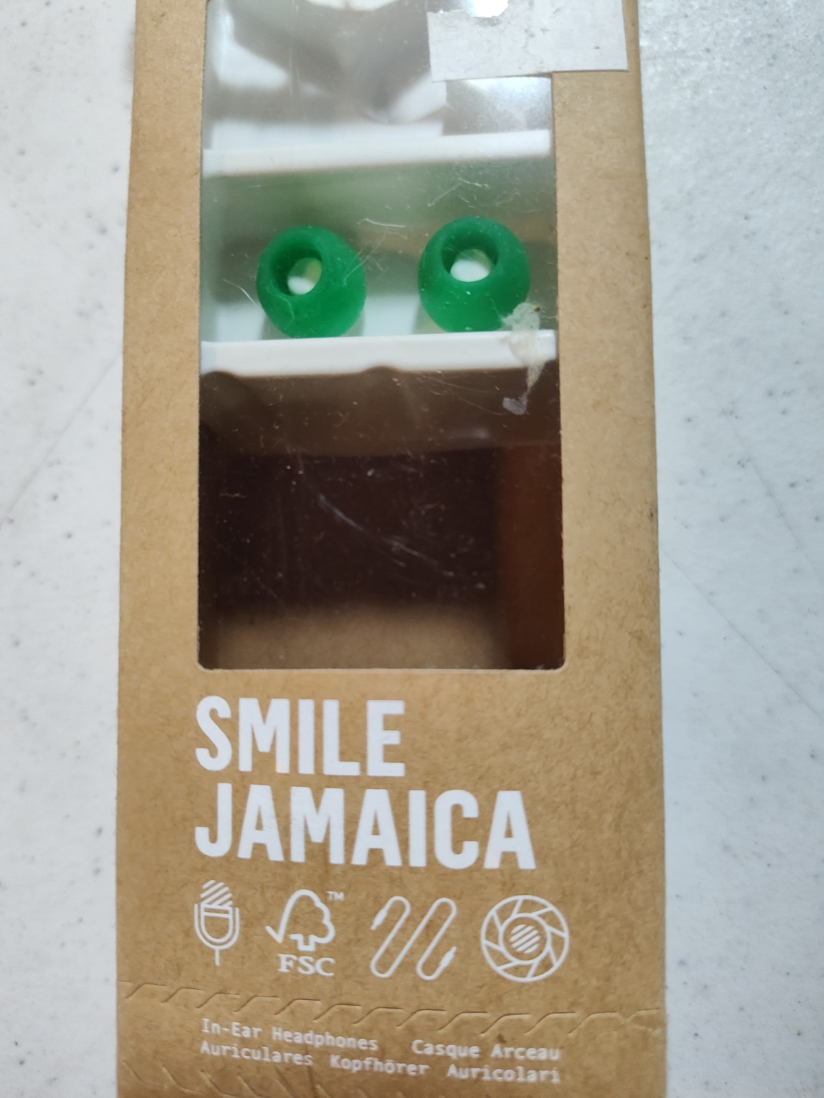 House of Marley Smile Jamaica Wired Earphones w/ Microphone, Noise Isolating 833