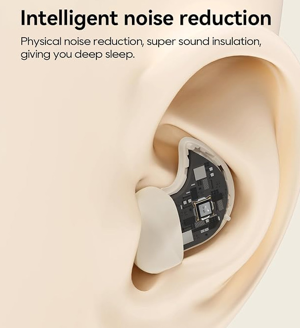 FVYAO FO3 Sleep Earbuds Bluetooth in Ear Light-Weight Headphones Noise Block