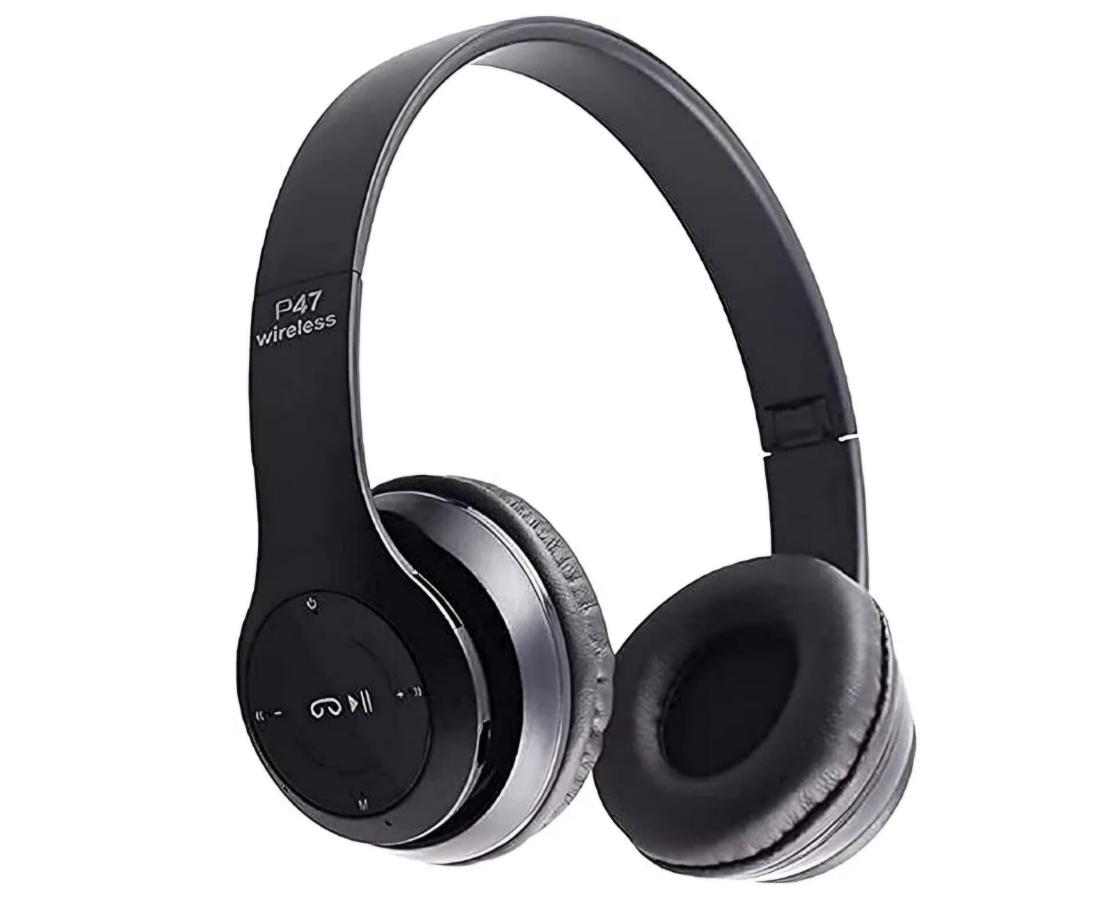 P47 5.0 + EDR Wireless Headphones Black