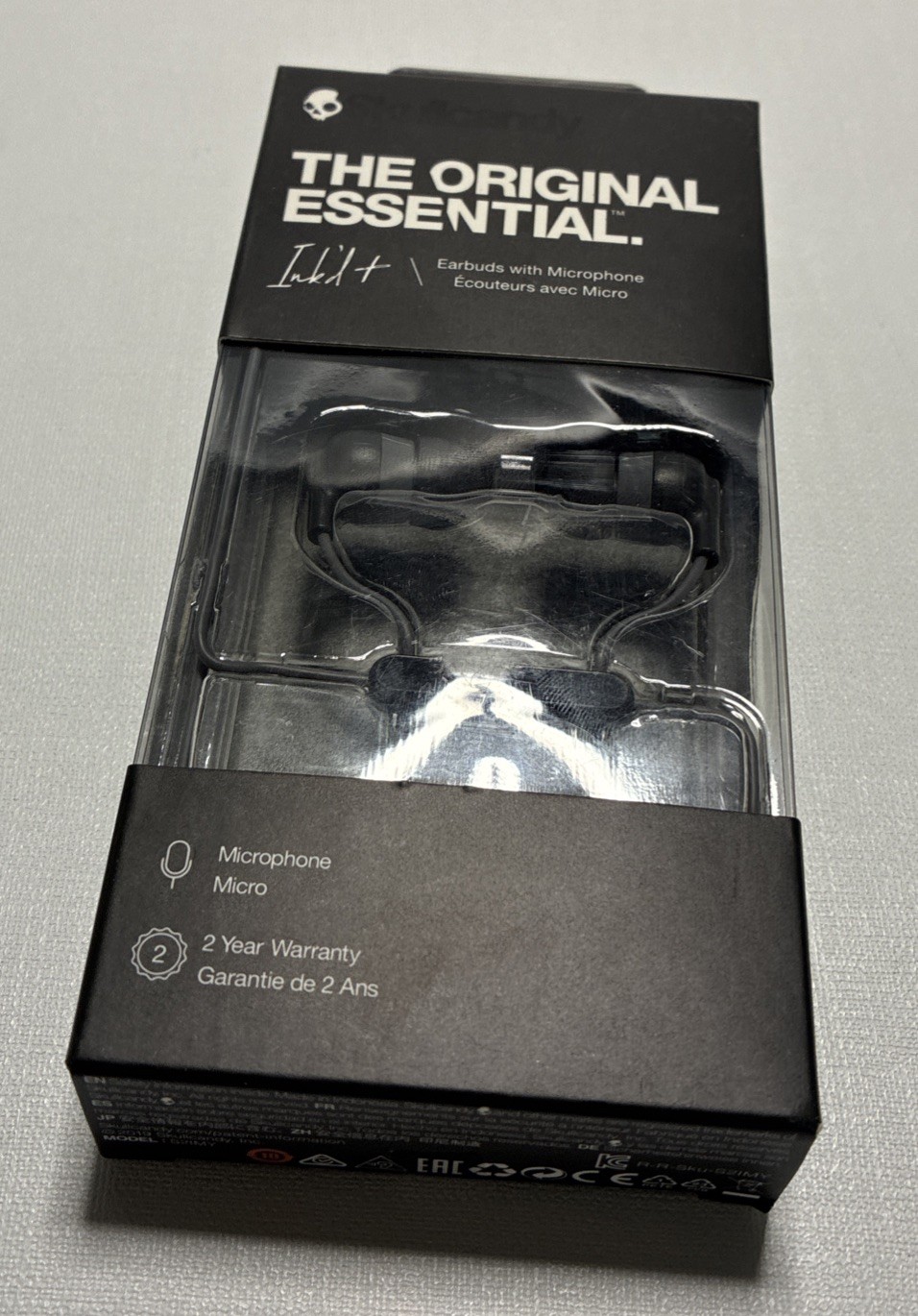 Skullcandy Ink’d Plus In-Ear Earbud – Black