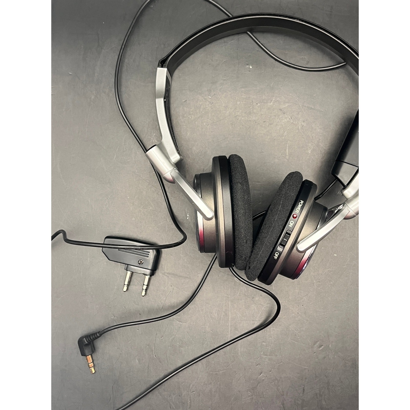 Sony MDR NC6 Noise Cancelling Headphones Over Ear Foldable As Is