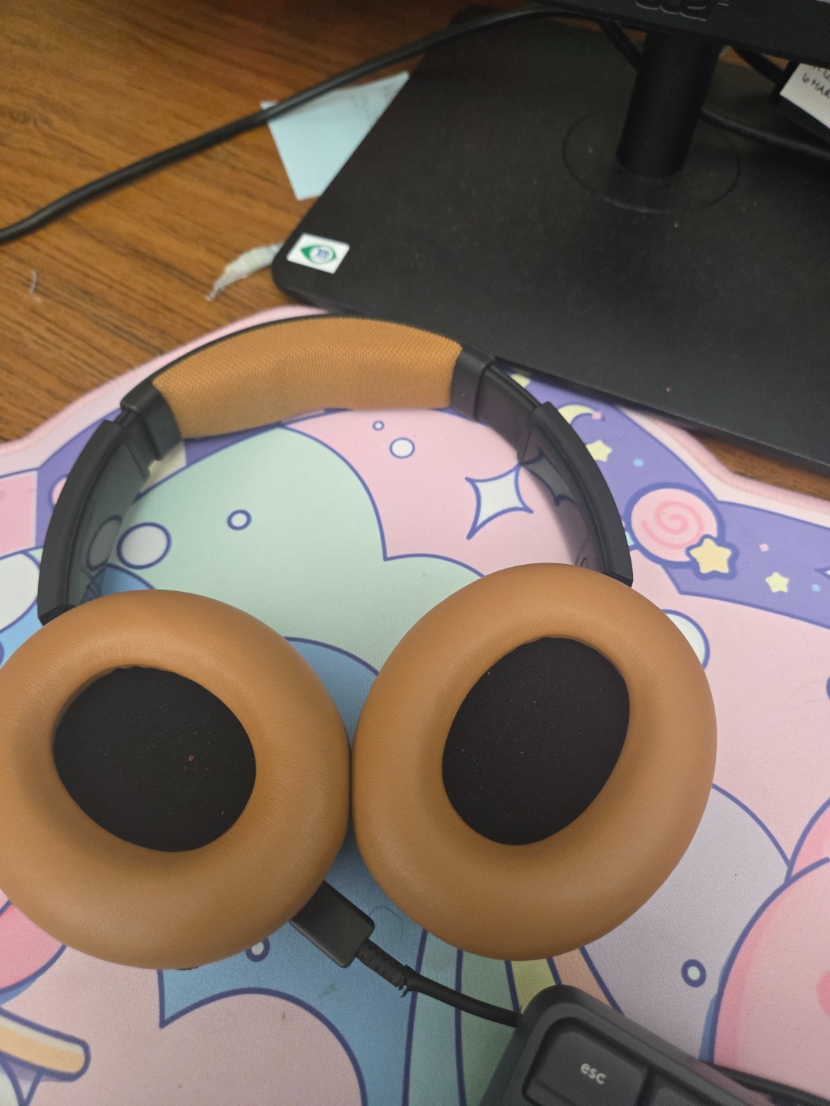 Skullcandy Crusher ANC 2 Wireless Noise Cancelling Headphones Black Beige (NEW)