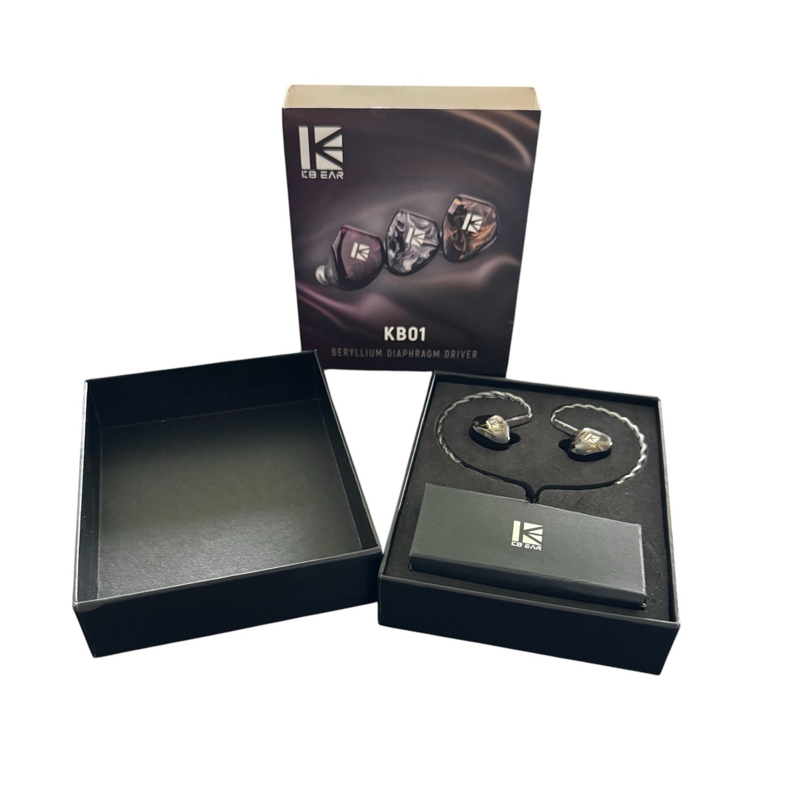 KBEAR KB01 In-Ear Monitors IEM 10mm Beryllium Dynamic 6N OFC 2PIN – GOLD