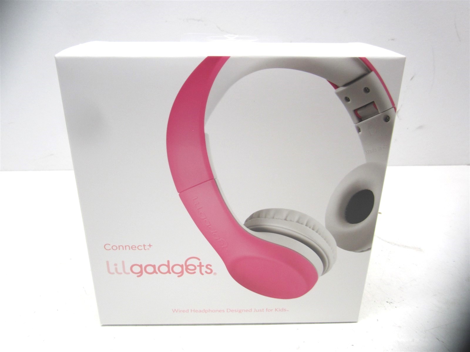 LilGadgets Pink Connect+ Wired Kids Headphones for School with Mic and Cord