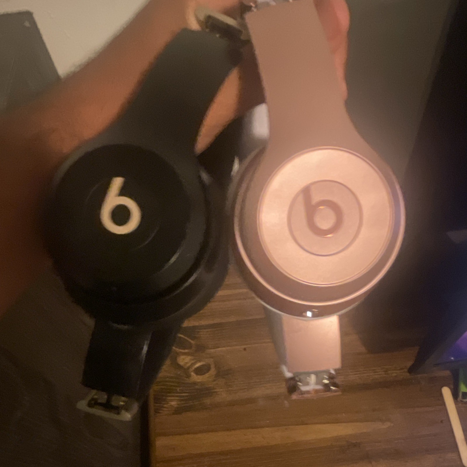 Beats by Dr. Dre Solo3 Bluetooth On-Ear Headband Headphones Black Pink White