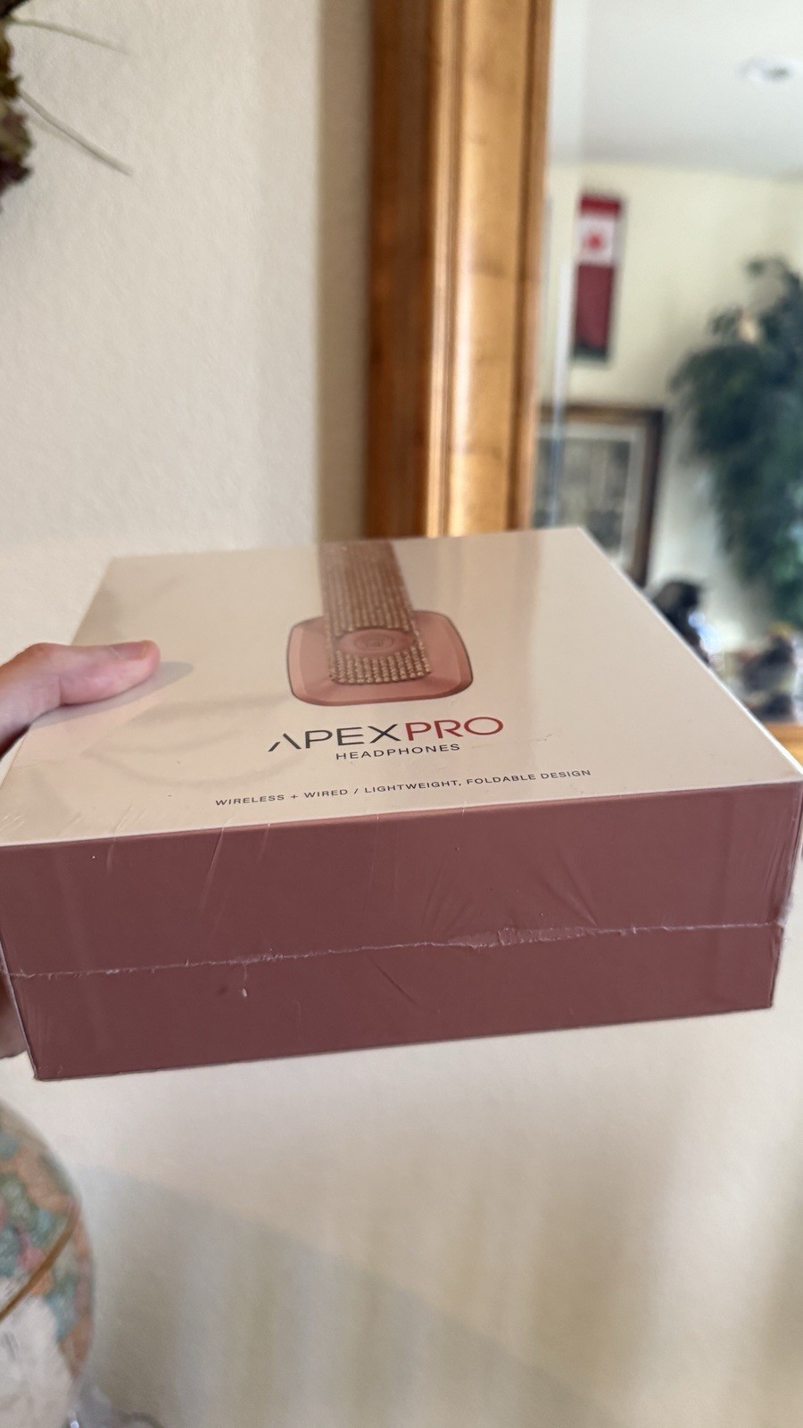 APEX PRO HEADPHONES Rose Gold Bluetooth Wireless Noise Cancelling New Sealed