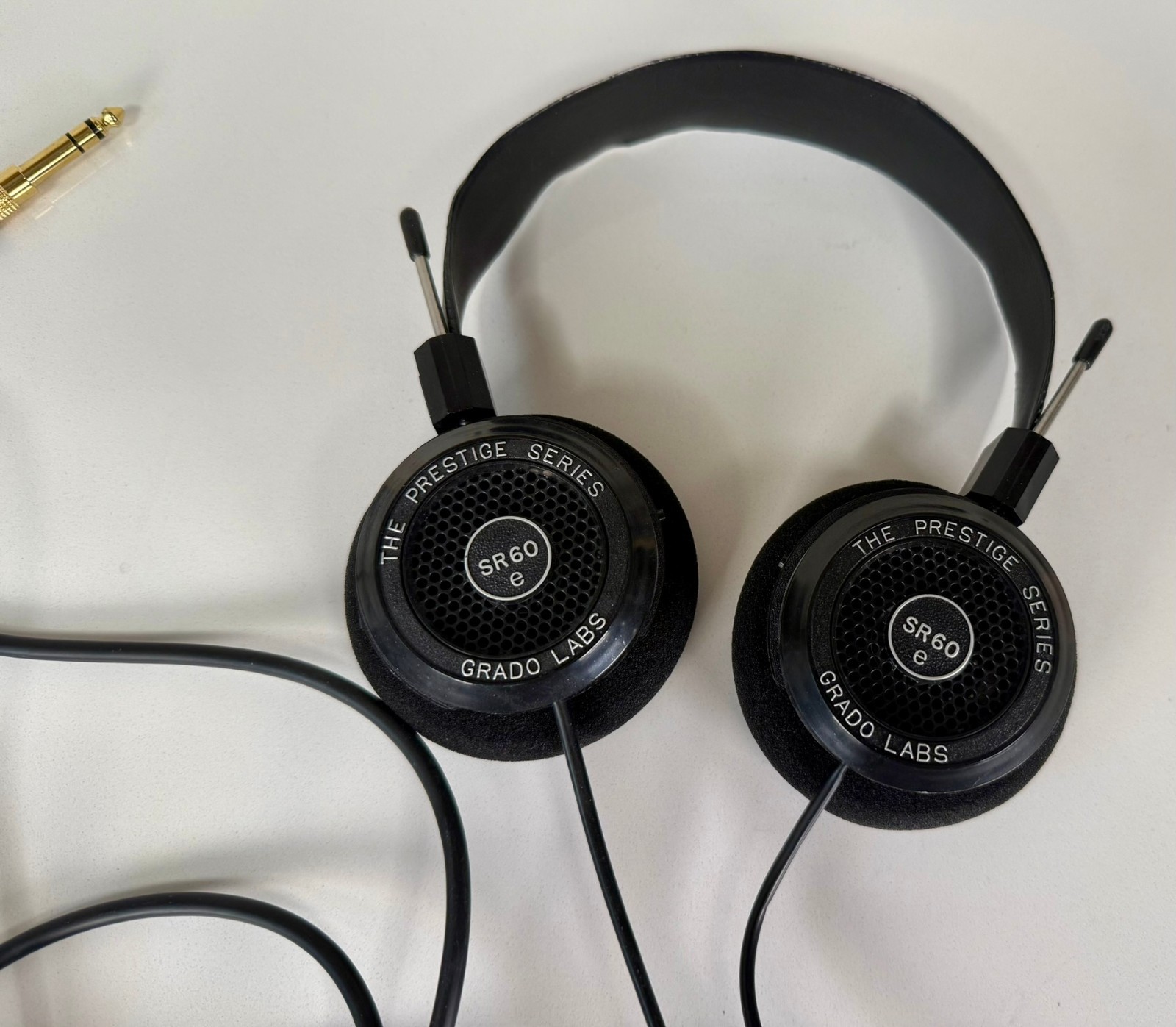Grado SR-60e headphones with 4 pin XLR connection