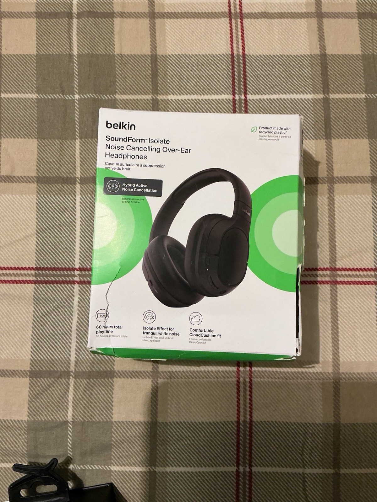 Belkin soundform Isolate Noise Cancelling Over-Ear Headphones
