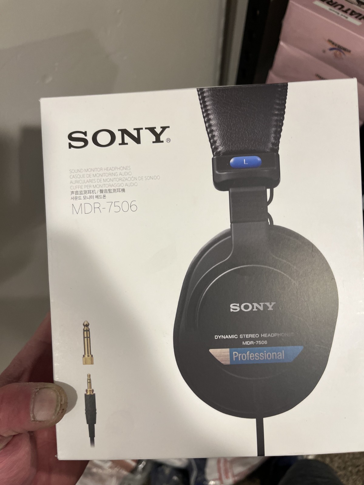 Sony Professional Mdr7506 Sound Monitor Headphones