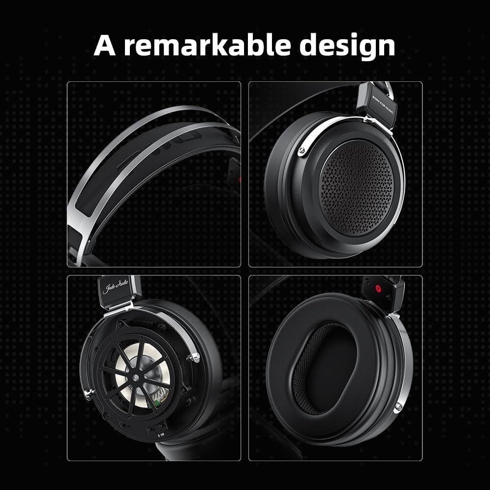 [Missing cloth pouch] FiiO/JadeAudio JT1 Professional Studio Headphones (Black)