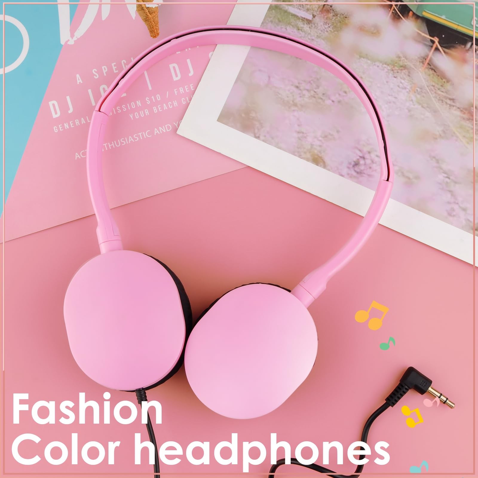 TJZXGUI Bulk Classroom Headphones for Students Kids School 10 Pack Wholesale