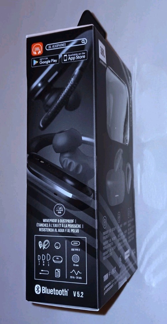 JBL Endurance Black Peak 3 Bluetooth/True Wireless Earbuds Charging Case