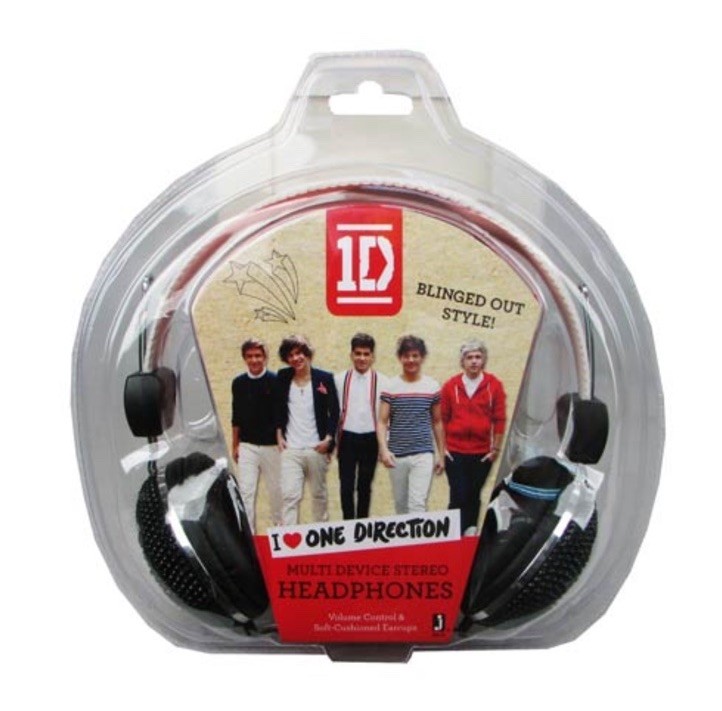 Y2K 2000s Collectible I Love One Direction Bling Over Ear Headphones