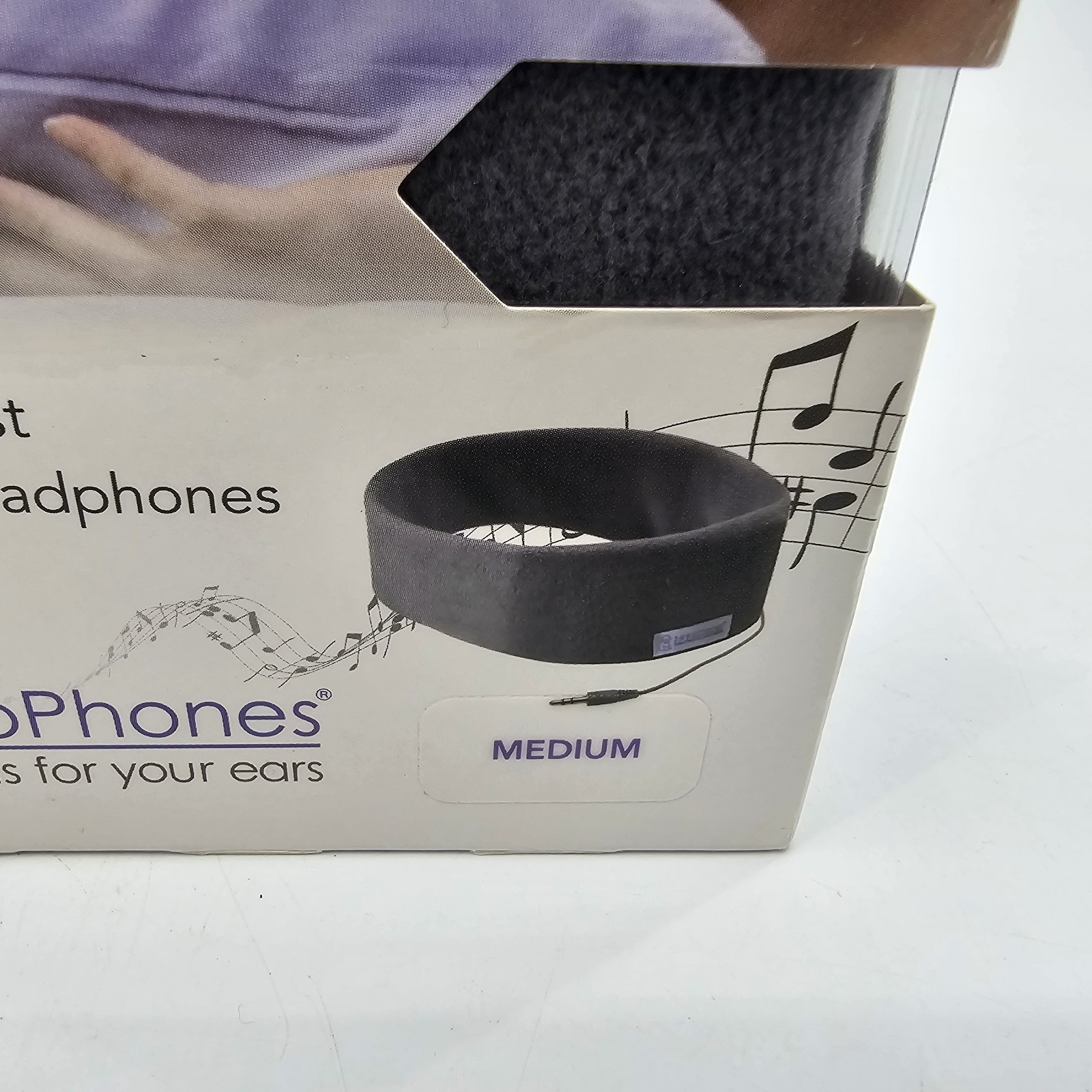 SleepPhones Wireless Sleep Headphones Medium, Soft Gray – Fleece Fabric