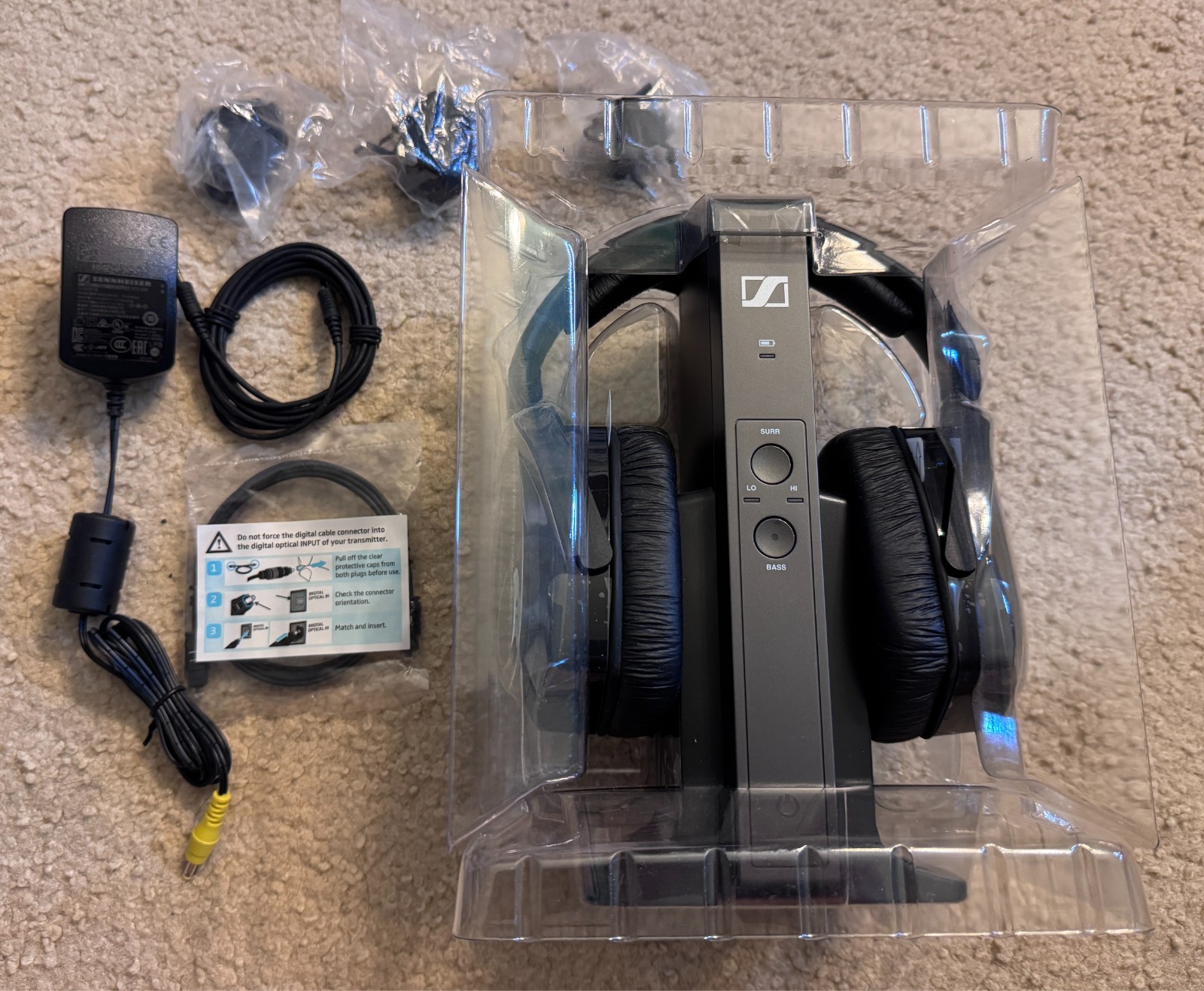 Sennheiser Consumer Audio HDR 175 RF Wireless Headphone & System Stand TR 175