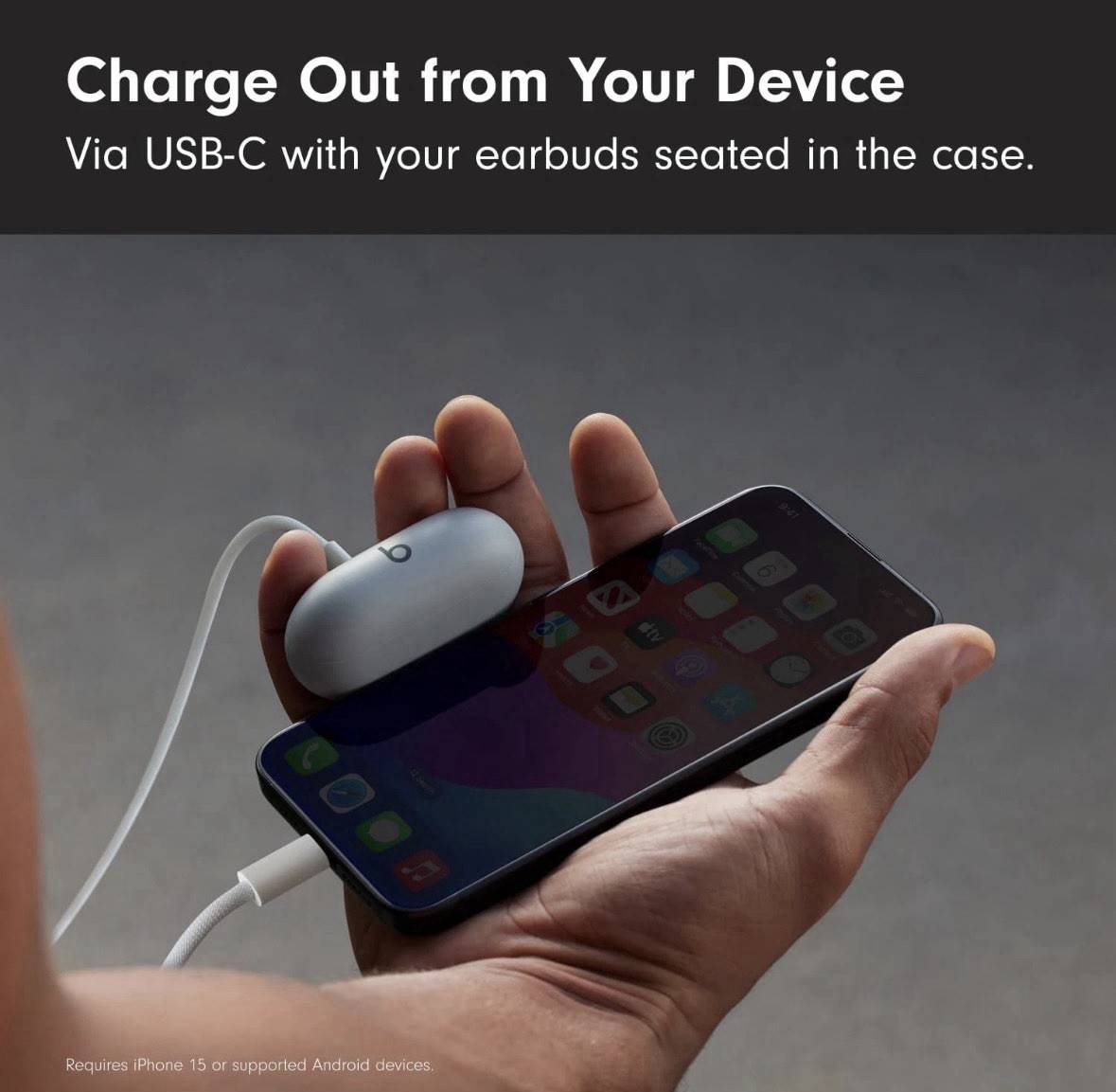 Beats by Dr. Dre Solo Buds Storm Gray In Ear Headphones