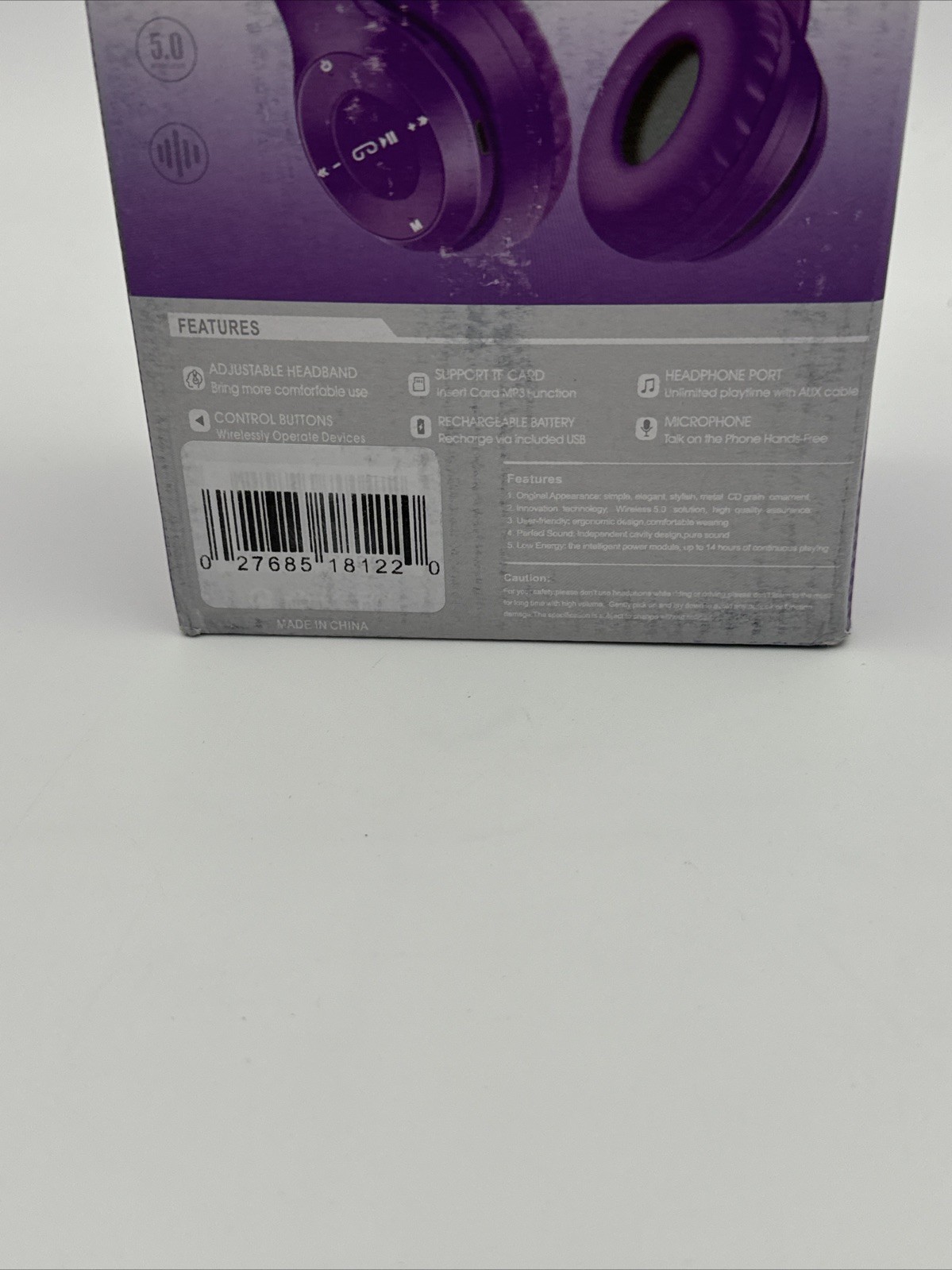 Cat Ear Wireless Headphones Purple