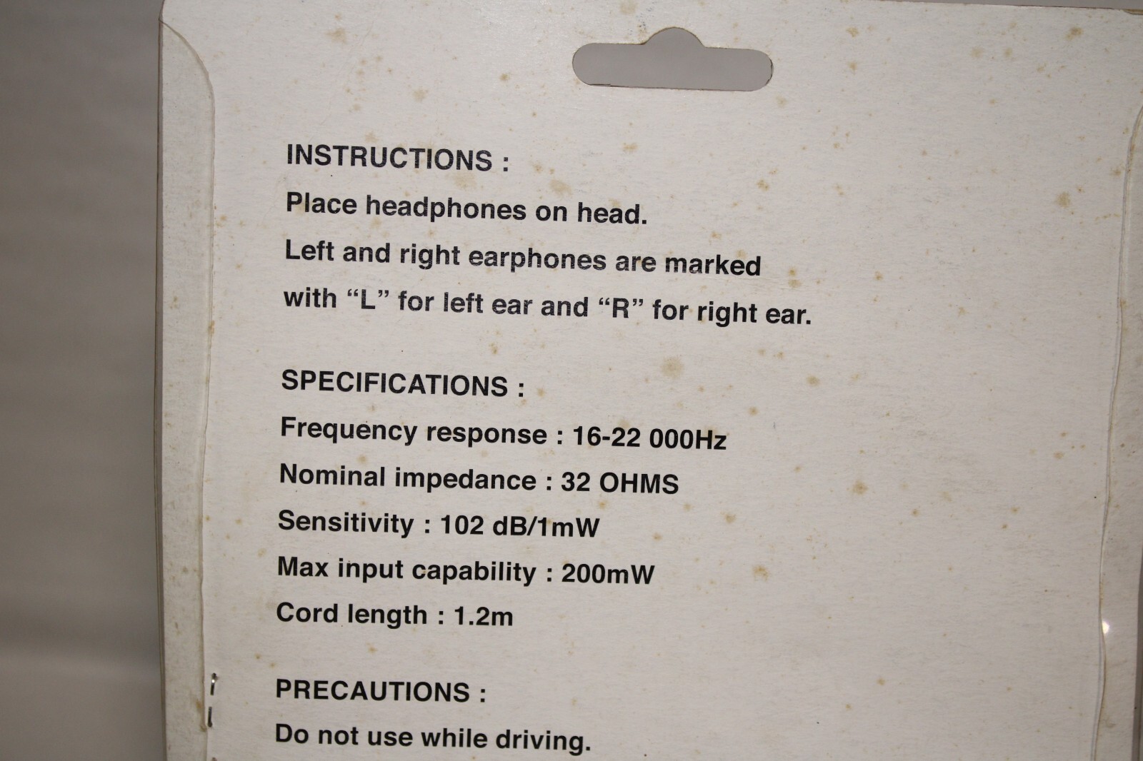 New e-Circuit Electronics Lightweight Neckband Stereo Headphones – Retro NOS