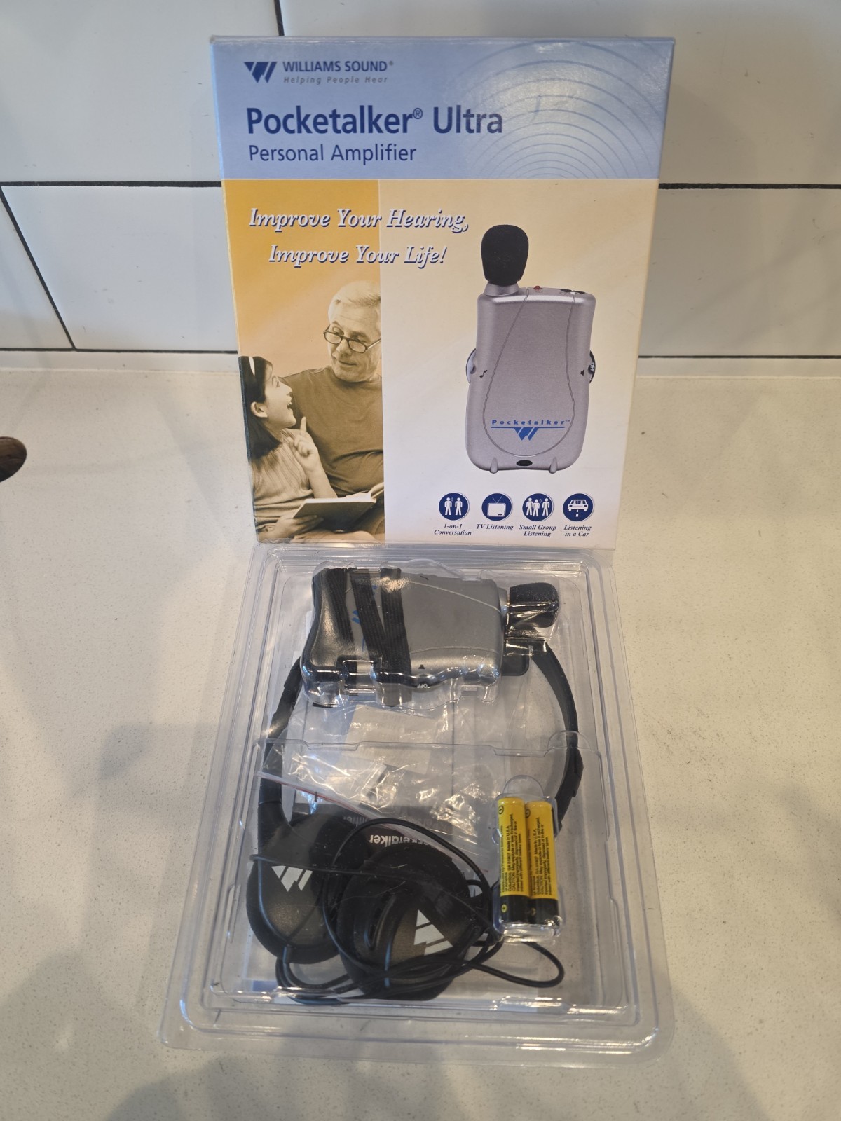 Williams Sound Pocketalker Ultra Personal Sound Amplifier PKT D1 H21