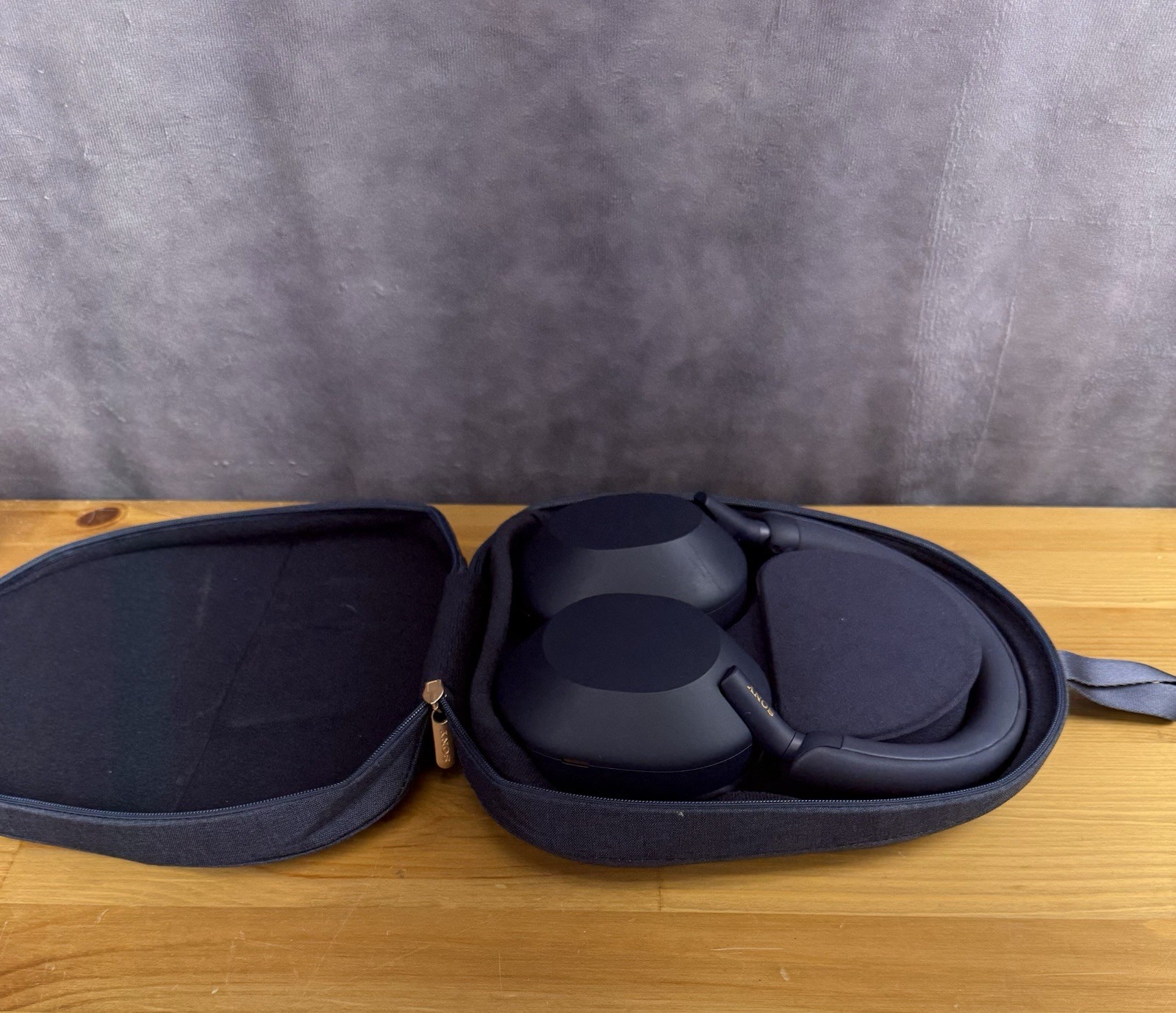 Sony WH-1000XM5 Premium Noise Canceling Headphones – Navy