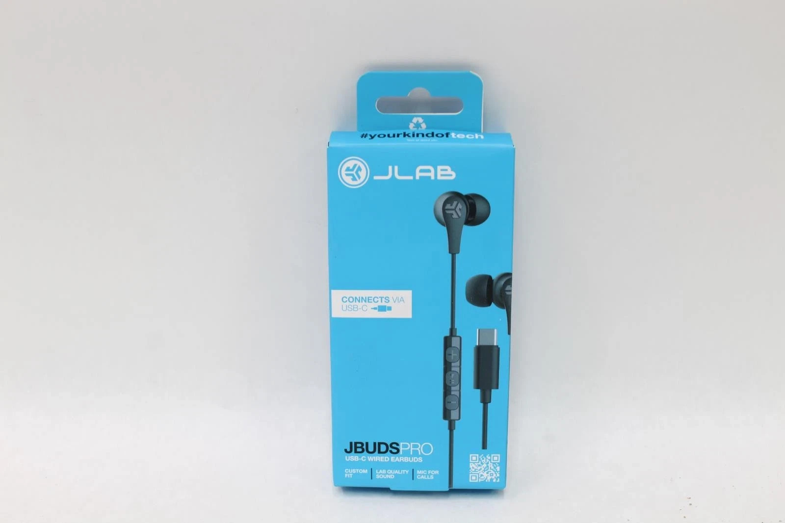 JLab – JBuds Pro USB-C Wired Earbuds – Black