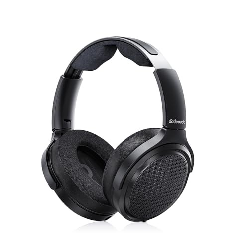 FiiO JT7 Black Open-Back Planar Magnetic Headphones 3.5mm 4.4mm Balanced Hi-Res