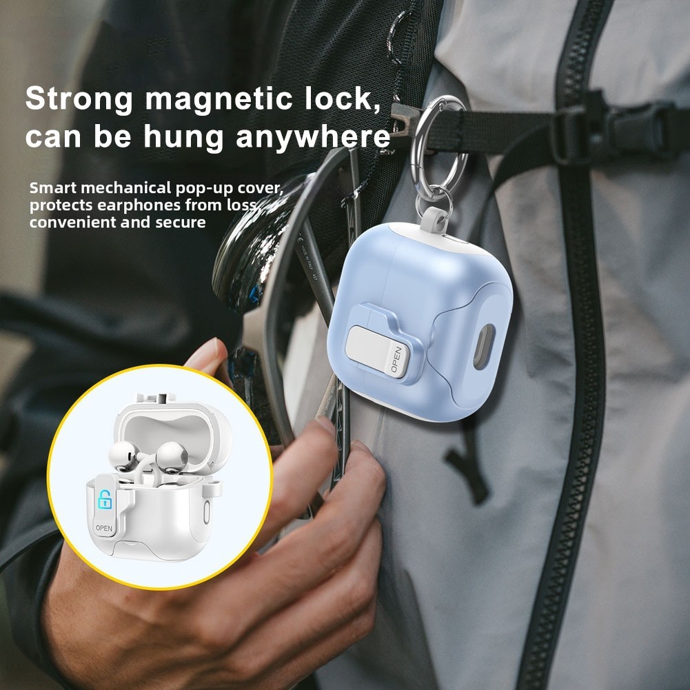 Protective Case for Huawei FreeClip 2 Automatic Locking Design Drop-Resistant