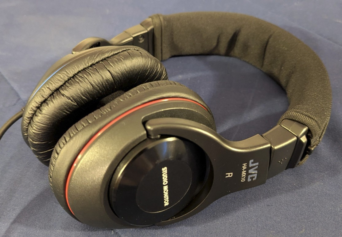 JVC Kenwood Victor HA-MX10-B Studio Monitor Headphones Hi-Res, US Seller, Rare!!