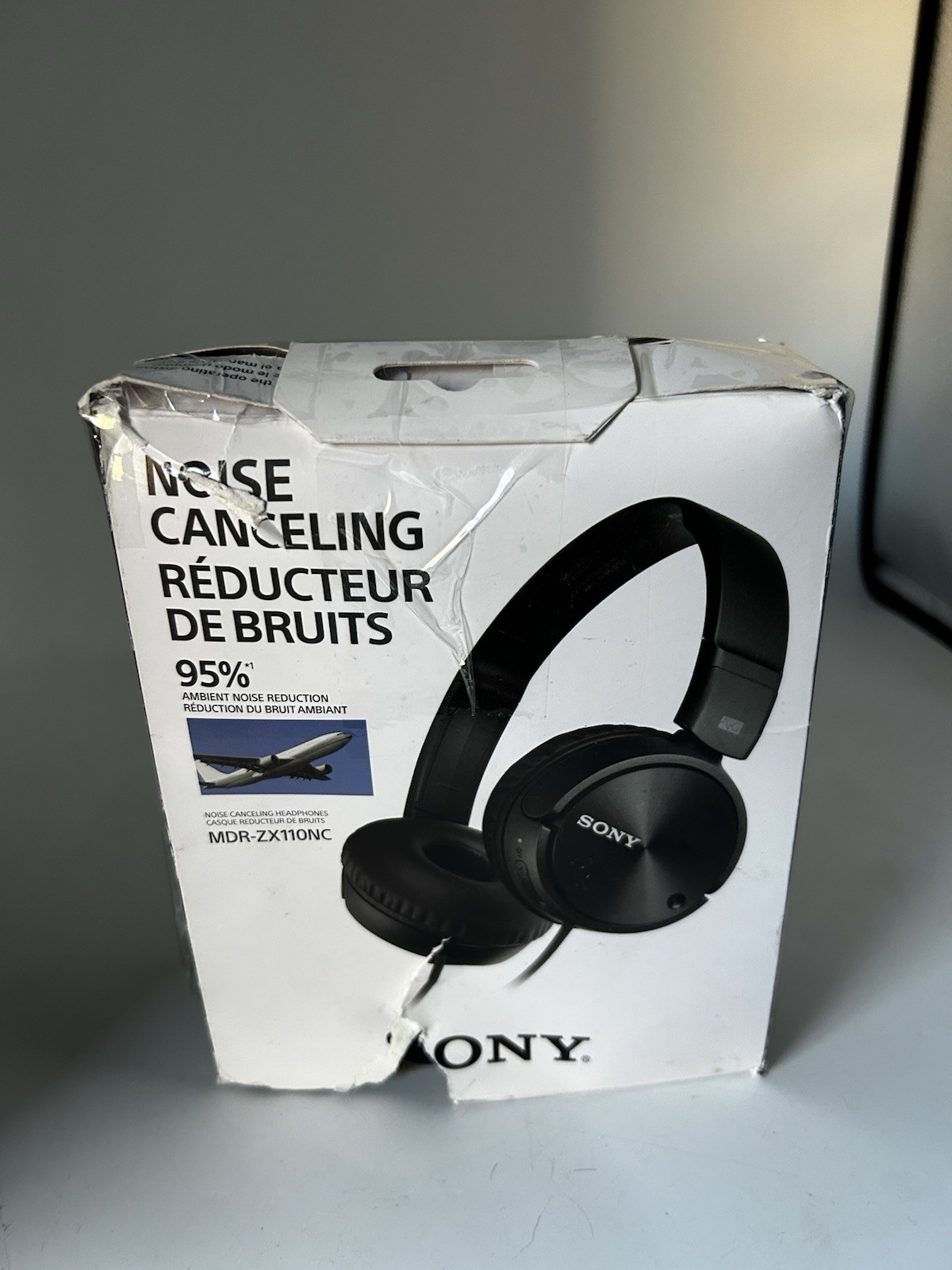 Sony MDR-ZX110NC On-Ear Wired Headphones Good Preowned #c1