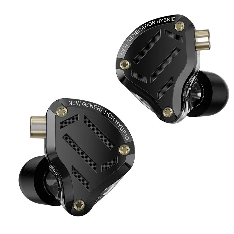 ZS10 Pro 2 Metal Earphone HIFI in Ear Bass Earbud 4-Level Tuning Switch Headphon