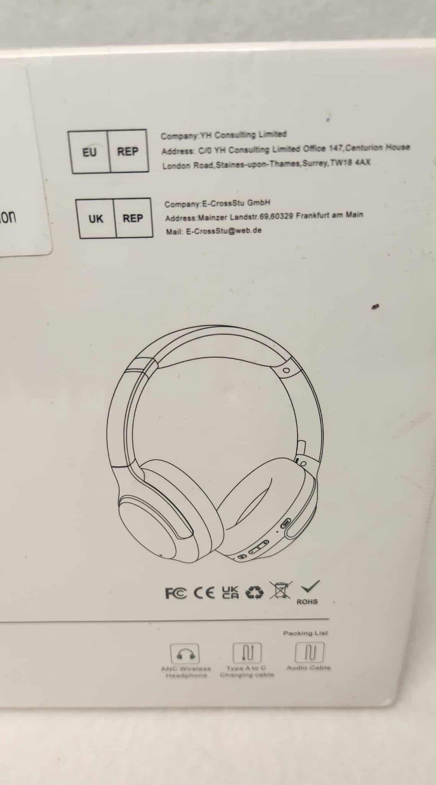 T-fun NC50 Hybrid Active Noise Cancelling Headphones Bluetooth 5.3, Mint Green